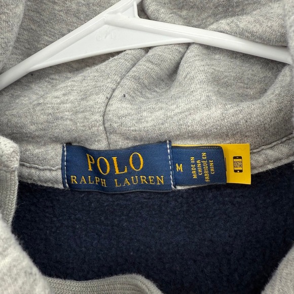 Polo Ralph Lauren Polo Bear Sweat Pull Hoodie Color Block Fleece Lining medium - Picture 3 of 8